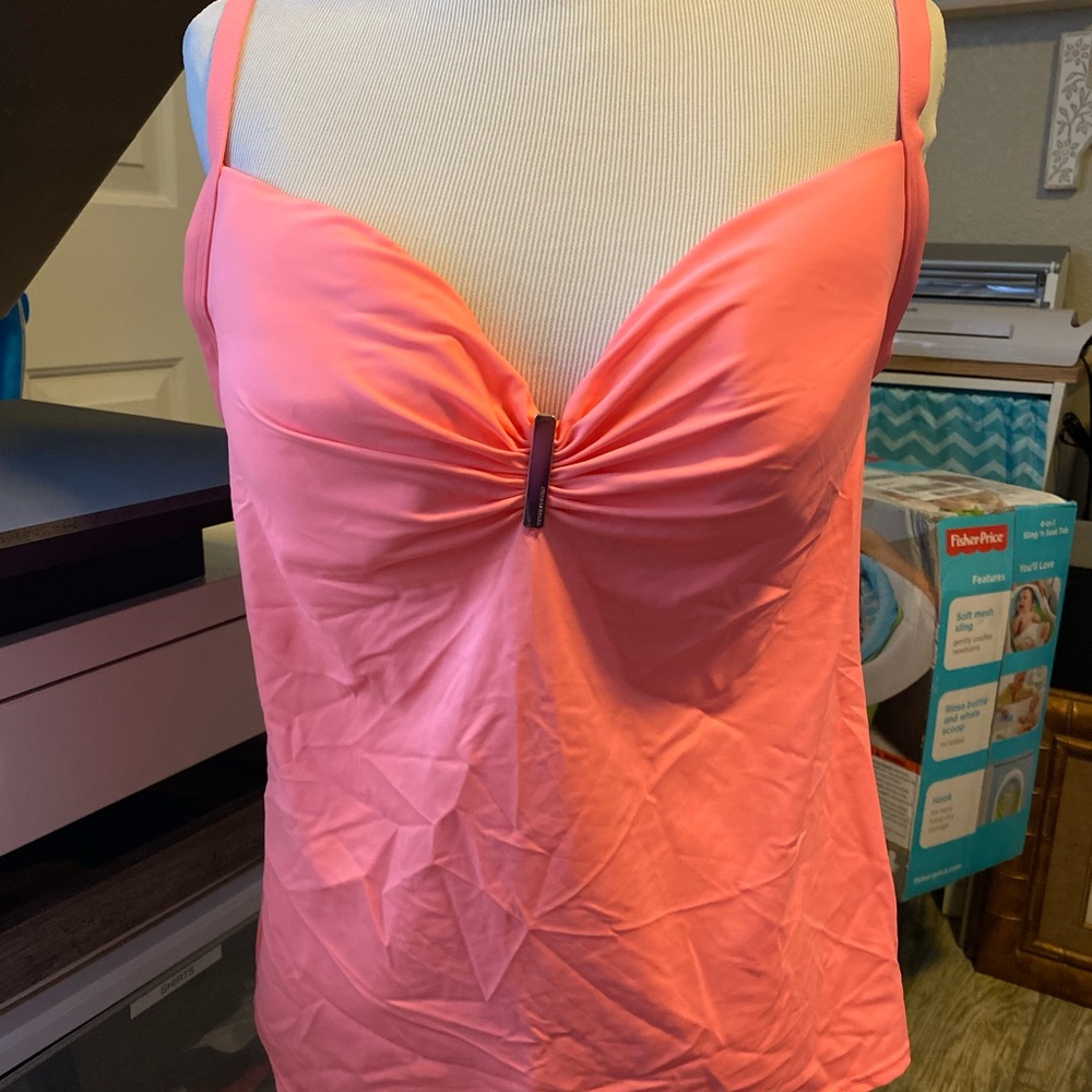 38D Victoria secret peach Tankini swim top.